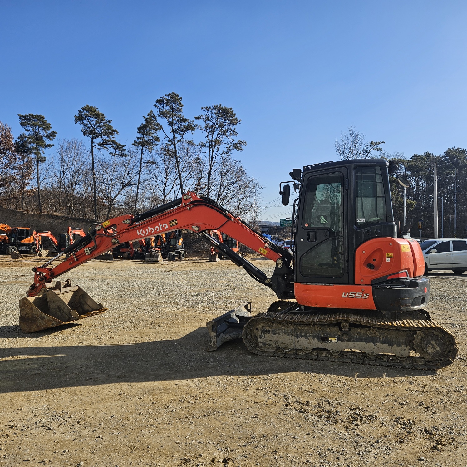 2021 구보다 U-55 미니굴삭기 판매합니다. (7223)