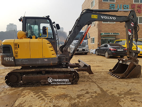 2013 VOLVO  EC55C  Excavator. (8377)